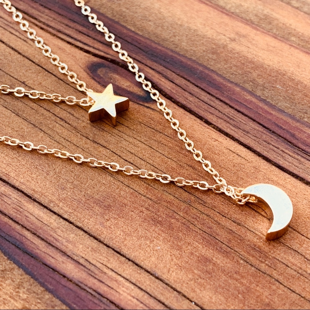 Hypnos GOLD Night Layered Necklace With Gift Box - Picture 1 of 6